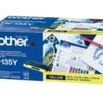 Brother TN-135Y. Kleurentoner paginaopbrengst: 4000 pagina’s, Printkleuren: Geel, Aantal per verpakking: 1 stuk(s), Voor Printer: BROTHER Laser Printer DCP-9040; BROTHER