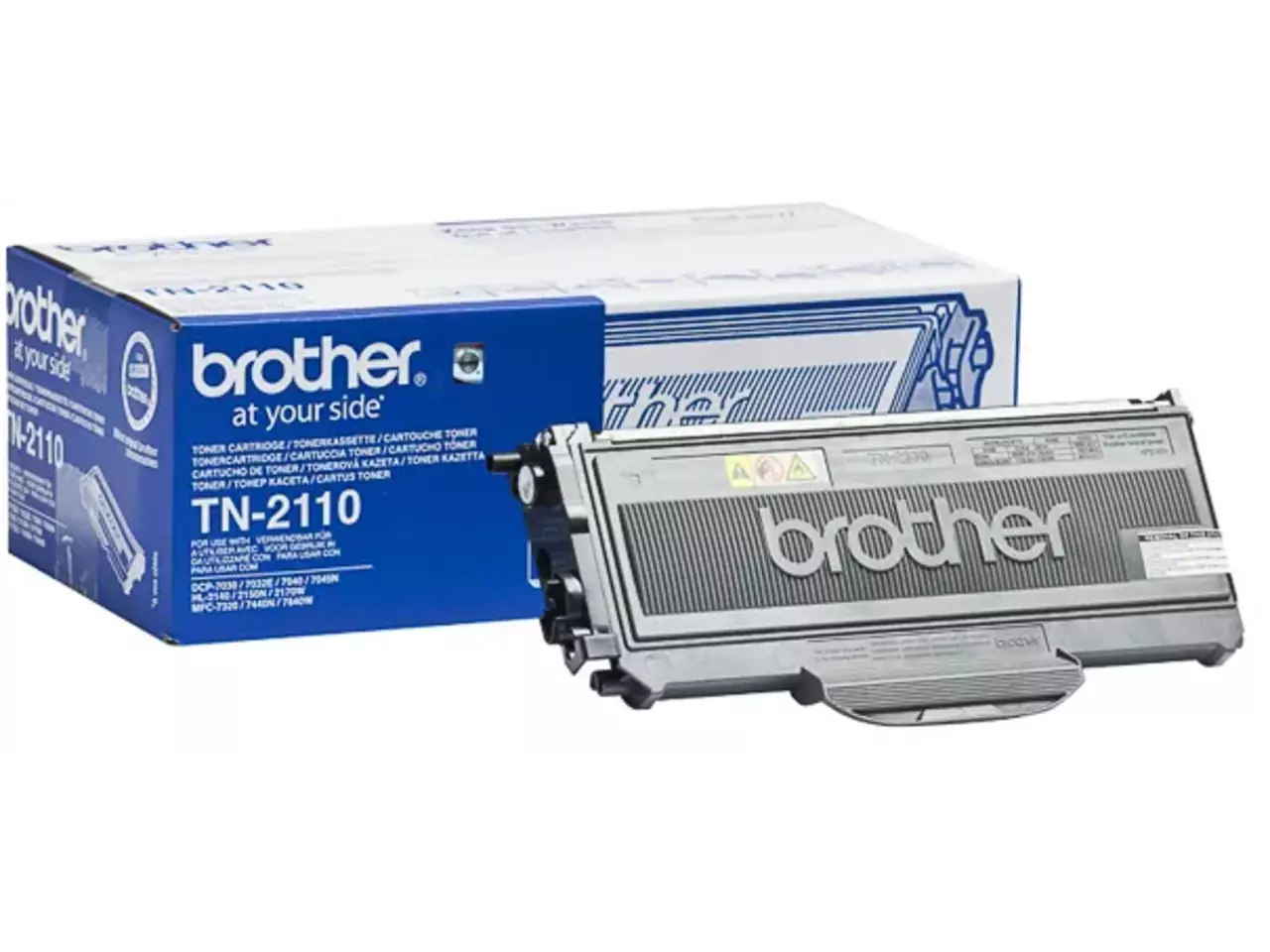 TN2110 BROTHER HL Toner zwart ST 1500 pagina’s Brother TN-2110. Zwarte toner paginaopbrengst: 1500 pagina’s, Printkleuren: Zwart, Aantal per verpakking: 1 stuk(s), Voor Printer: BROTHER Laser Printer HL