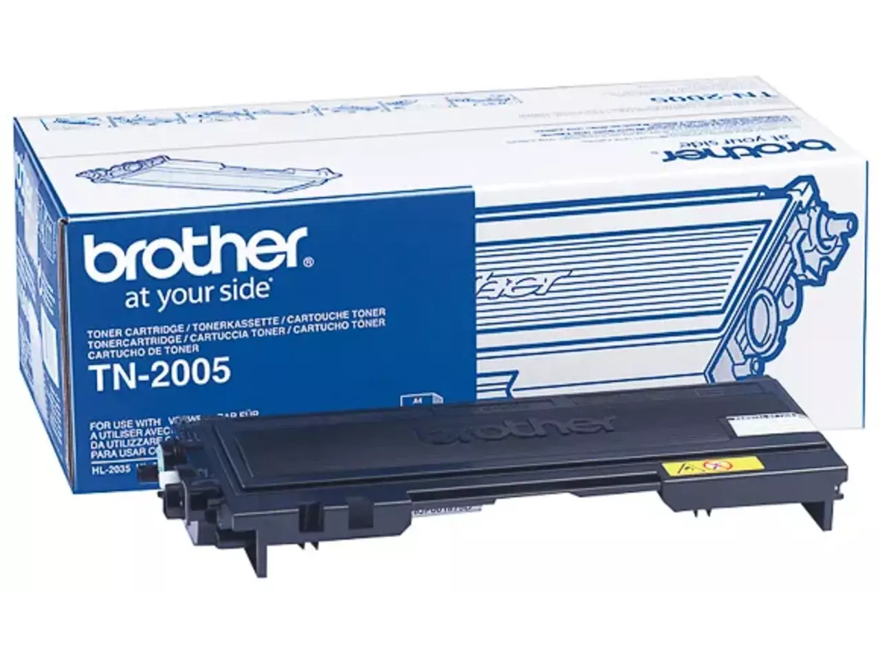 TN2005 BROTHER HL Toner zwart 1500 pagina’s Brother TN-2005. Zwarte toner paginaopbrengst: 1500 pagina’s, Printkleuren: Zwart, Voor Printer: BROTHER Laser Printer HL 2035; BROTHER Laser Printer HL