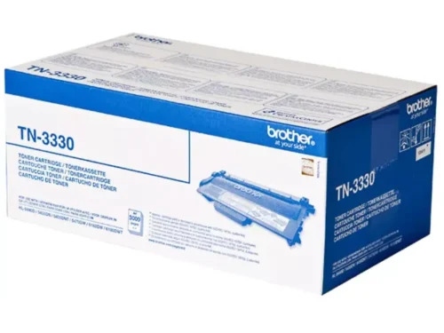 Brother TN-3330. Zwarte toner paginaopbrengst: 3000 pagina’s, Printkleuren: Zwart, Aantal per verpakking: 1 stuk(s), Voor Printer: BROTHER Laser Printer HL