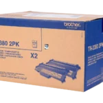 Brother TN-3380TWIN. Zwarte toner paginaopbrengst: 16000 pagina’s, Printkleuren: Zwart, Aantal per verpakking: 2 stuk(s), Voor Printer: BROTHER Laser Printer HL