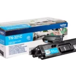 Brother TN-321C. Kleurentoner paginaopbrengst: 1500 pagina’s, Printkleuren: Cyaan, Aantal per verpakking: 1 stuk(s), Voor Printer: BROTHER Laser Printer HL-L 8250;