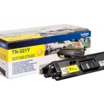 Brother TN-321Y. Kleurentoner paginaopbrengst: 1500 pagina’s, Printkleuren: Geel, Aantal per verpakking: 1 stuk(s), Voor Printer: BROTHER Laser Printer HL-L 8250;