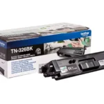 Brother TN-326BK. Zwarte toner paginaopbrengst: 4000 pagina’s, Printkleuren: Zwart, Aantal per verpakking: 1 stuk(s), Voor Printer: BROTHER Laser Printer HL-L
