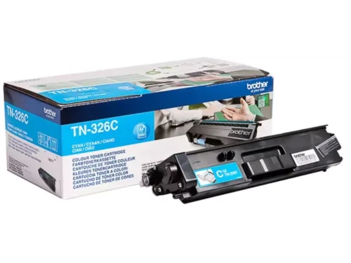 Brother TN-326C. Kleurentoner paginaopbrengst: 3500 pagina’s, Printkleuren: Cyaan, Aantal per verpakking: 1 stuk(s), Voor Printer: BROTHER Laser Printer HL-L 8250;