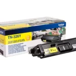 Brother TN-326Y. Kleurentoner paginaopbrengst: 3500 pagina’s, Printkleuren: Geel, Aantal per verpakking: 1 stuk(s), Voor Printer: BROTHER Laser Printer HL-L 8250;