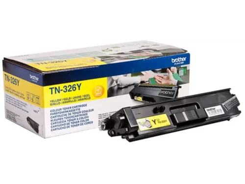 Brother TN-326Y. Kleurentoner paginaopbrengst: 3500 pagina’s, Printkleuren: Geel, Aantal per verpakking: 1 stuk(s), Voor Printer: BROTHER Laser Printer HL-L 8250;