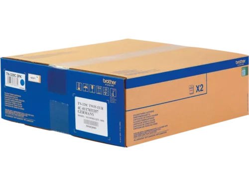Brother TN-329CTWIN. Kleurentoner paginaopbrengst: 12000 pagina’s, Printkleuren: Cyaan, Aantal per verpakking: 2 stuk(s), Voor Printer: BROTHER Laser Printer HL-L 8350;