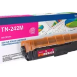 Brother TN-242M. Kleurentoner paginaopbrengst: 1400 pagina’s, Printkleuren: Magenta, Aantal per verpakking: 1 stuk(s), Voor Printer: BROTHER Laser Printer HL 3142;