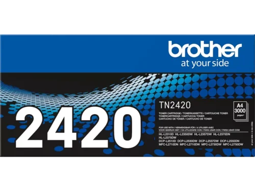 Brother TN-2420TWIN. Zwarte toner paginaopbrengst: 3000 pagina’s, Aantal per verpakking: 2 stuk(s), Voor Printer: BROTHER Laser Printer HL-L 2310; BROTHER