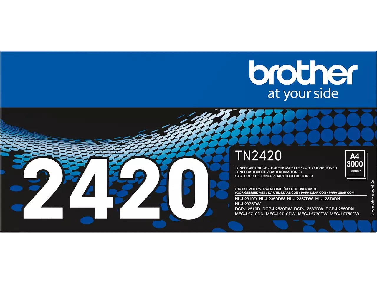TN2420TWIN BROTHER HLL Toner (2) zwart HC 2x3000pagina’s Brother TN-2420TWIN. Zwarte toner paginaopbrengst: 3000 pagina’s, Aantal per verpakking: 2 stuk(s), Voor Printer: BROTHER Laser Printer HL-L 2310; BROTHER