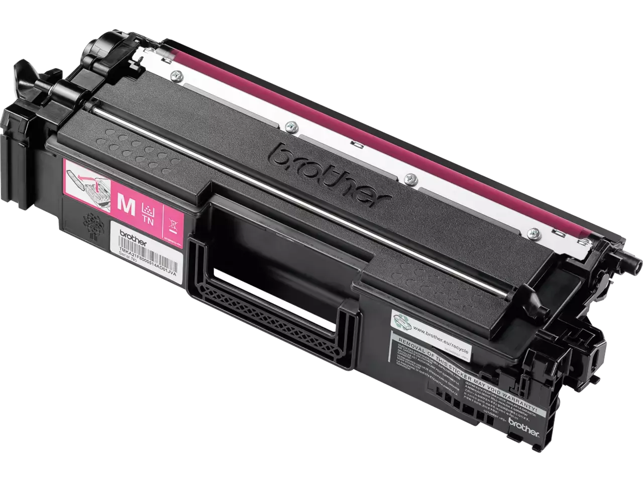 TN821XLM BROTHER HL Toner magenta XL 9000pagina’s Brother TN-821XLM. Kleurentoner paginaopbrengst: 9000 pagina’s, Printkleuren: Magenta, Aantal per verpakking: 1 stuk(s), Voor Printer: BROTHER Laser Printer HL-L 9430;