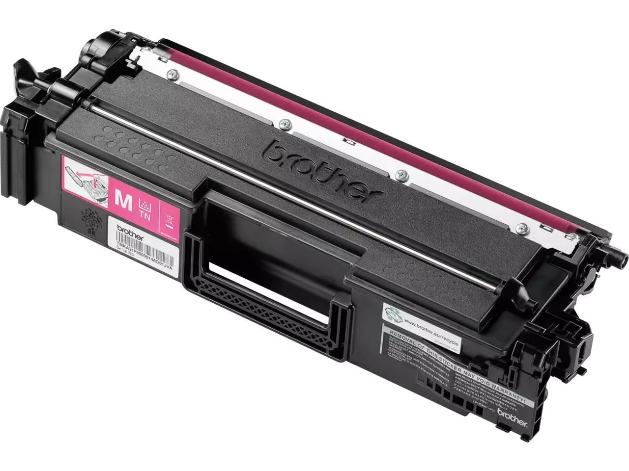 TN821XXLM BROTHER HL Toner magenta XXL 12.000pagina’s Brother TN-821XXLM. Kleurentoner paginaopbrengst: 12000 pagina’s, Printkleuren: Magenta, Aantal per verpakking: 1 stuk(s), Voor Printer: BROTHER Laser Printer HL-L 9430;