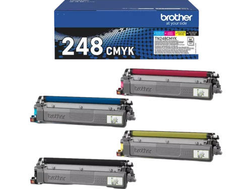 Brother TN-248VAL. Printkleuren: Zwart, Cyaan, Magenta, Geel, Aantal per verpakking: 4 stuk(s), Voor Printer: BROTHER Laser Printer HL-L 3215; BROTHER