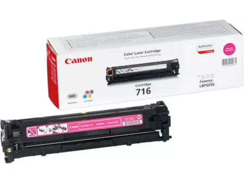 Canon Toner 716. Kleurentoner paginaopbrengst: 1500 pagina’s, Printkleuren: Magenta, Aantal per verpakking: 1 stuk(s), Voor Printer: CANON Laser Printer I-SENSYS