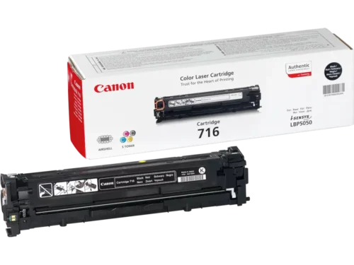 Canon Cartridge 716 Black. Zwarte toner paginaopbrengst: 2300 pagina’s, Printkleuren: Zwart, Aantal per verpakking: 1 stuk(s), Voor Printer: CANON Laser