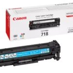 Canon CRG-718 C. Kleurentoner paginaopbrengst: 2900 pagina’s, Printkleuren: Cyaan, Aantal per verpakking: 1 stuk(s), Voor Printer: CANON Laser Printer I-SENSYS