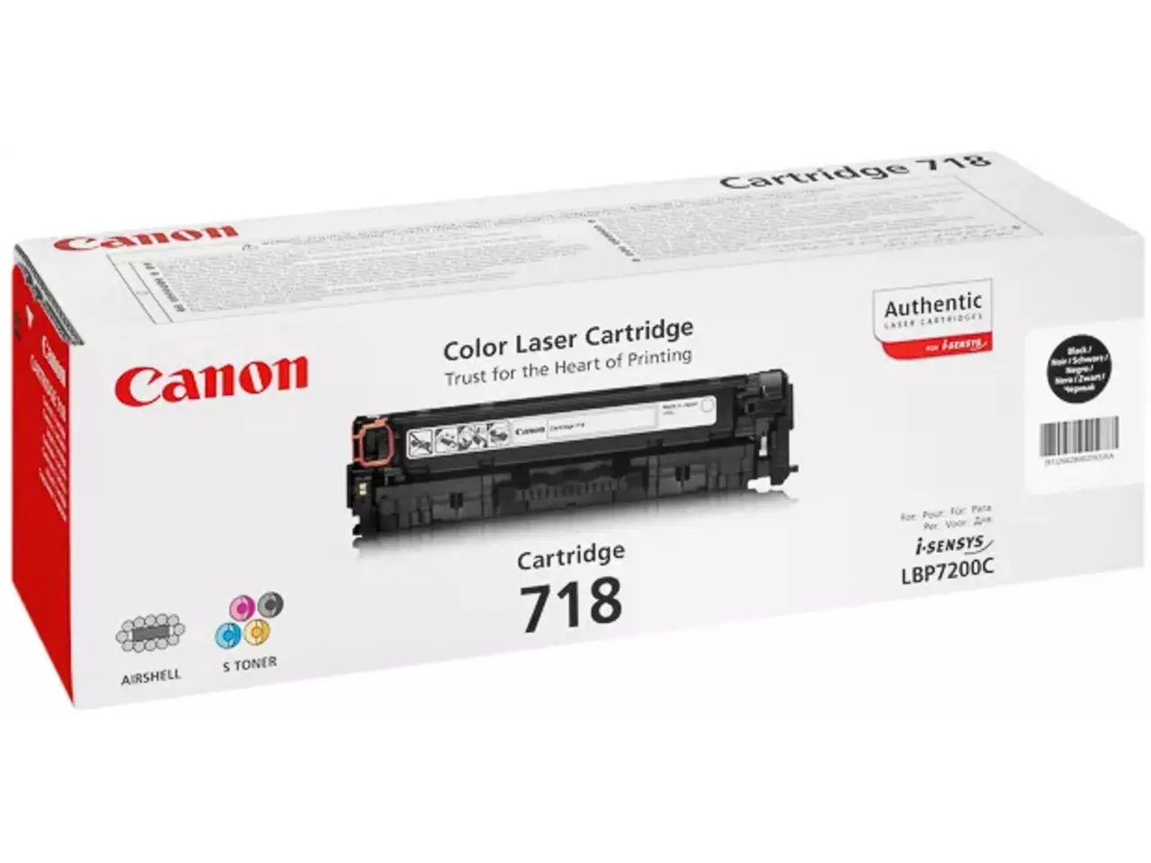 120008440162.webp 2662B005 CANON 718BK LBP Cartridge (2) zwart 2x3400pagina's - Afbeelding 1