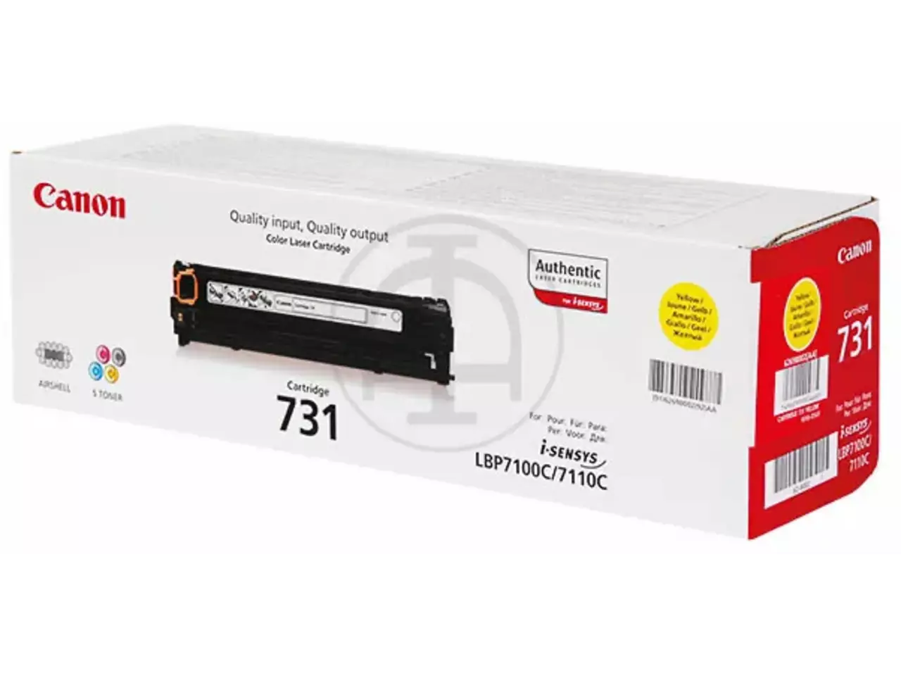 120008440167.webp 6269B002 CANON 731Y LBP Cartridge geel 1500pagina's - Afbeelding 1