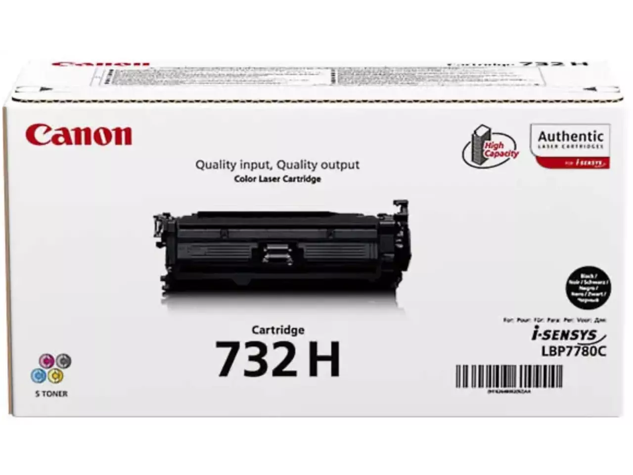 120008440169.webp 6264B002 CANON 732HBK LBP Cartridge zwart HC 12.000pagina's - Afbeelding 1