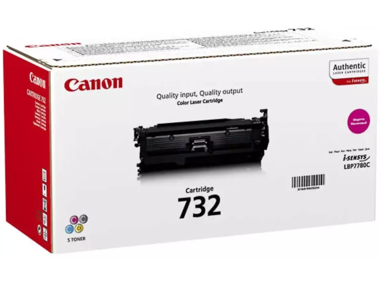 120008440171.webp 6261B002 CANON 732M LBP Cartridge magenta 6400pagina's - Afbeelding 1