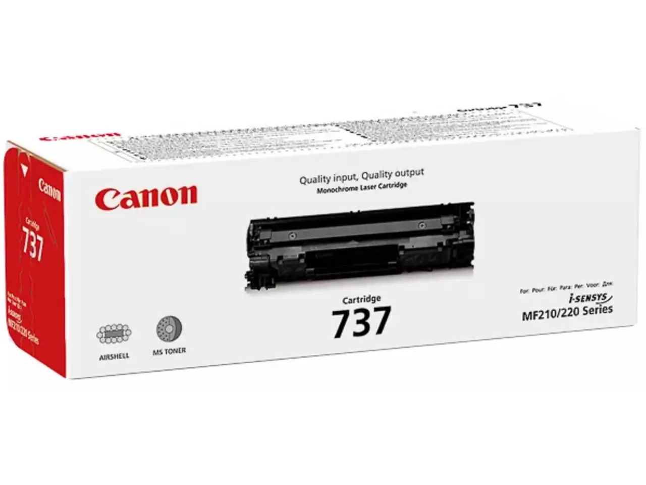 120008440183.webp 9435B002 CANON 737BK MF Cartridge zwart 2400pagina's - Afbeelding 1