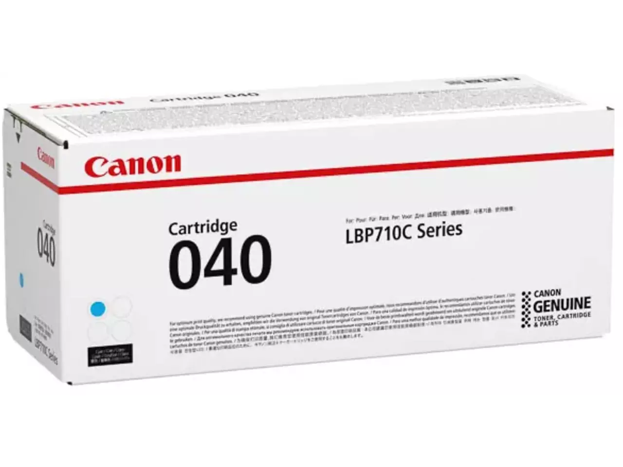 120008440187.webp 0458C001 CANON 040C LBP Toner cyaan ST 5400pagina's - Afbeelding 1
