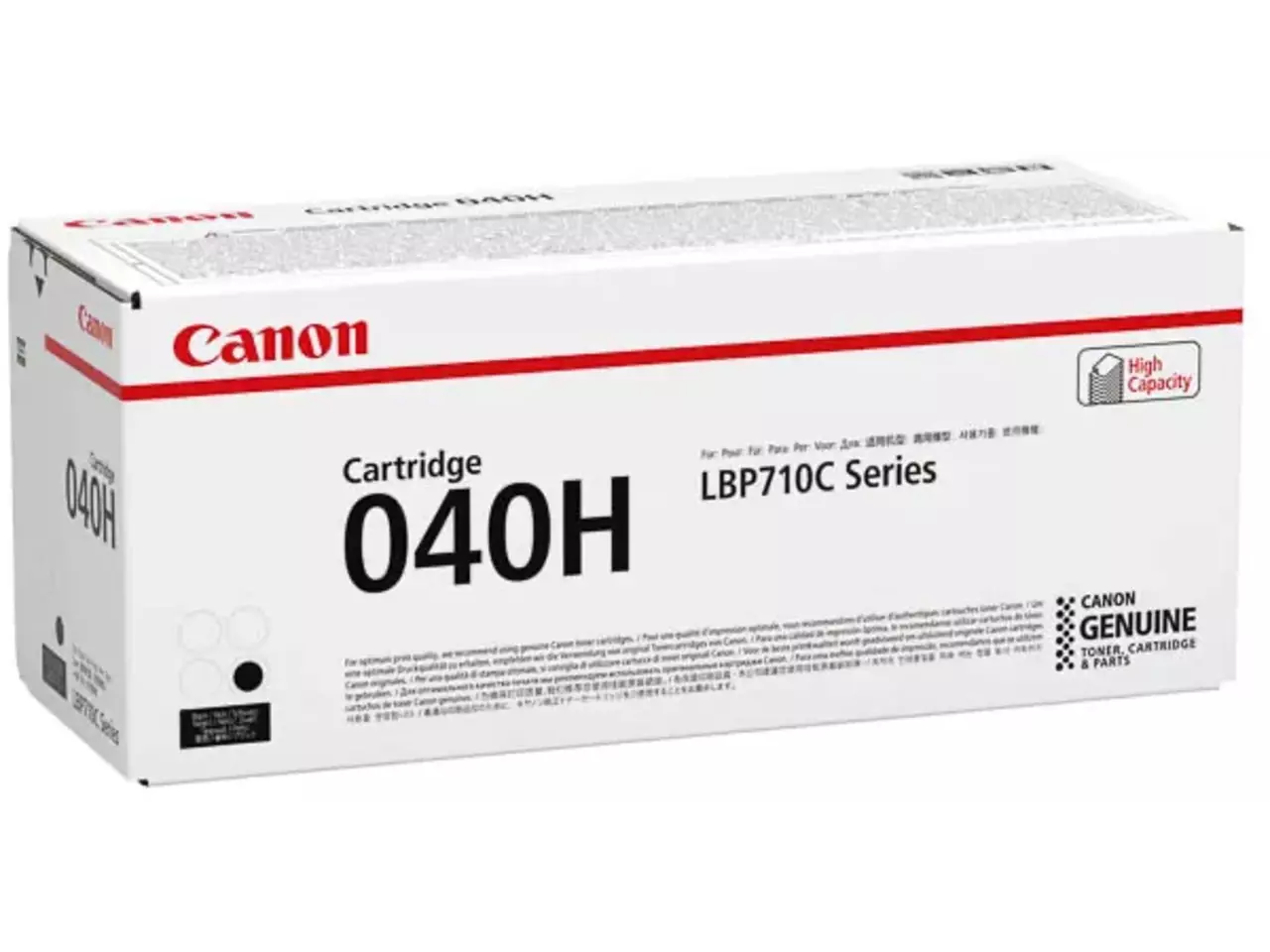 120008440190.webp 0461C001 CANON 040HBK LBP Cartridge zwart HC 12.500pagina's - Afbeelding 1