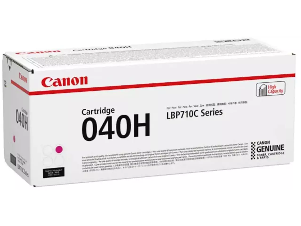 120008440192.webp 0457C001 CANON 040HM LBP Cartridge magenta HC 10.000pagina's - Afbeelding 1