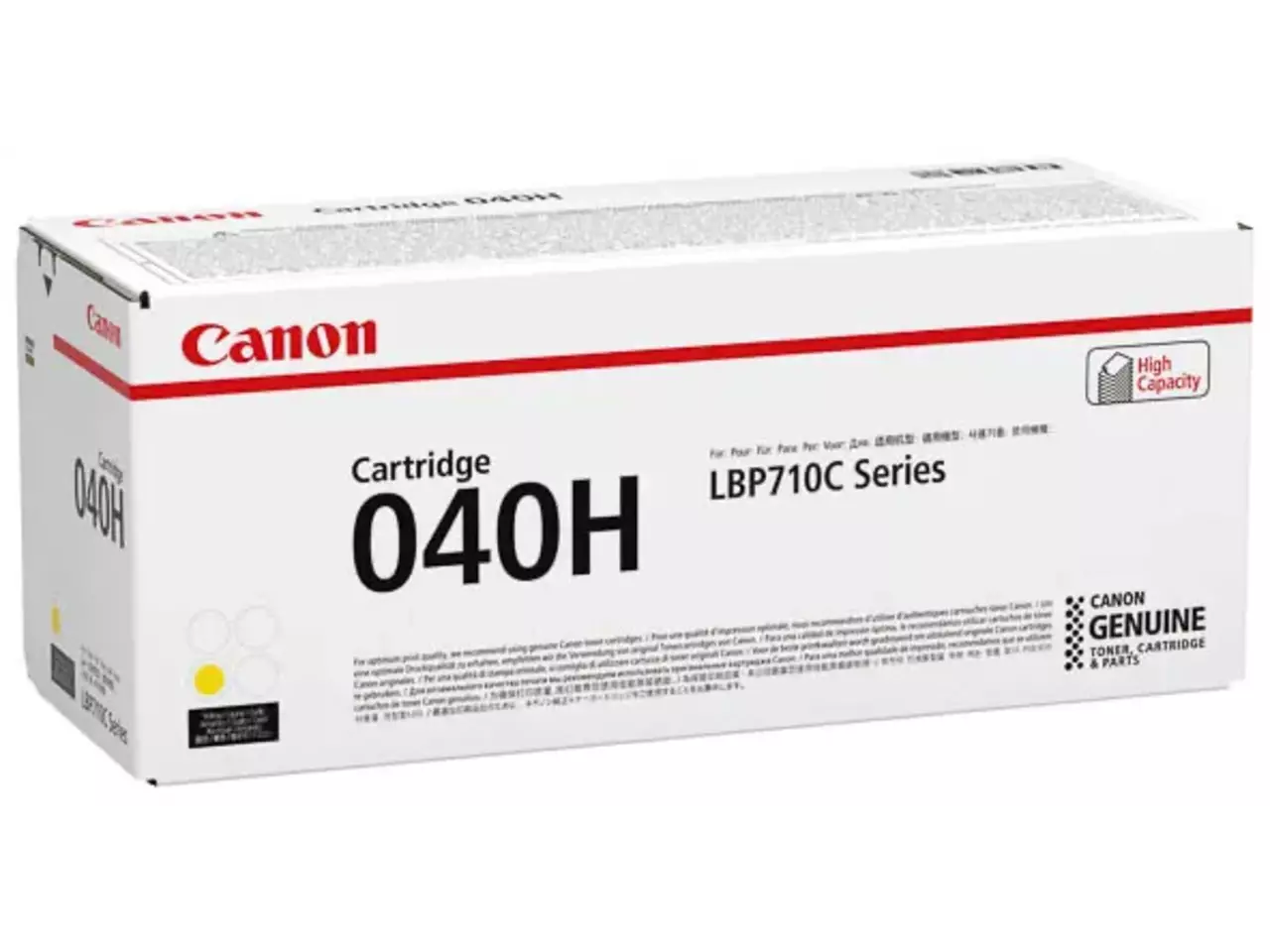 120008440193.webp 0455C001 CANON 040HY LBP Cartridge geel HC 10.000pagina's - Afbeelding 1