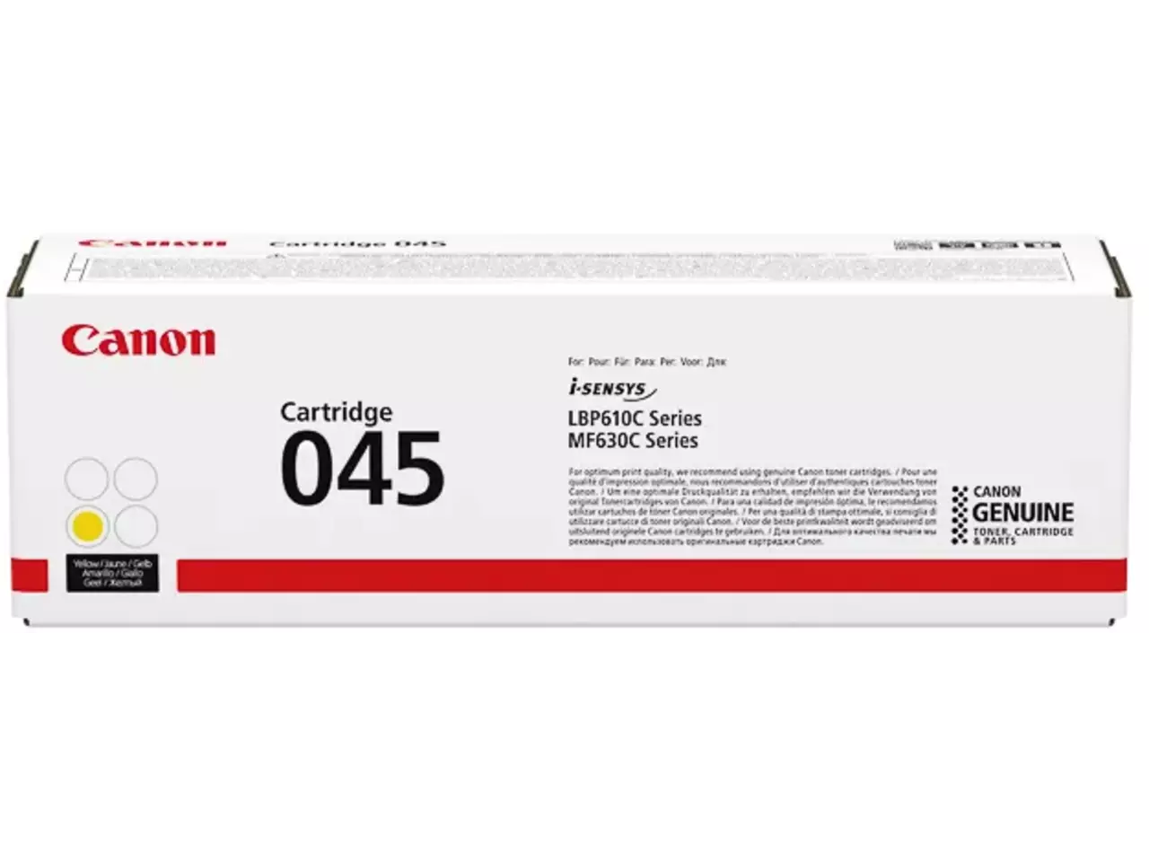 120008440200.webp 1239C002 CANON 045Y LBP Cartridge geel ST 1300pagina's - Afbeelding 1