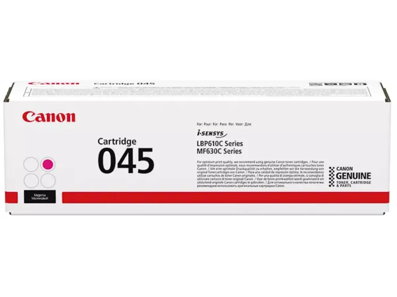 120008440202.webp 1240C002 CANON 045M LBP Cartridge magenta ST 1300pagina's - Afbeelding 1