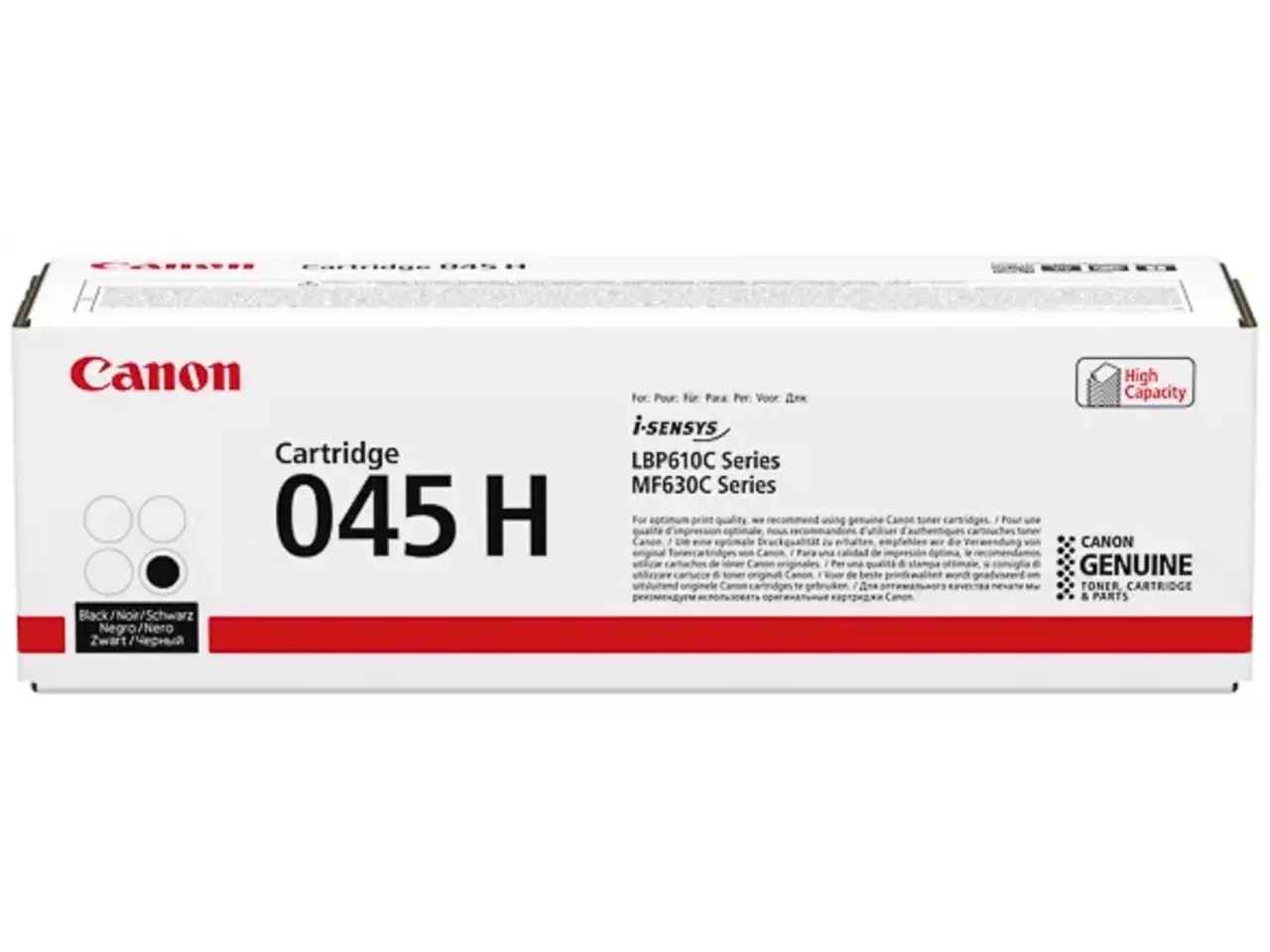 120008440207.webp 1246C002 CANON 045HBK LBP Cartridge zwart HC 2800pagina's - Afbeelding 1