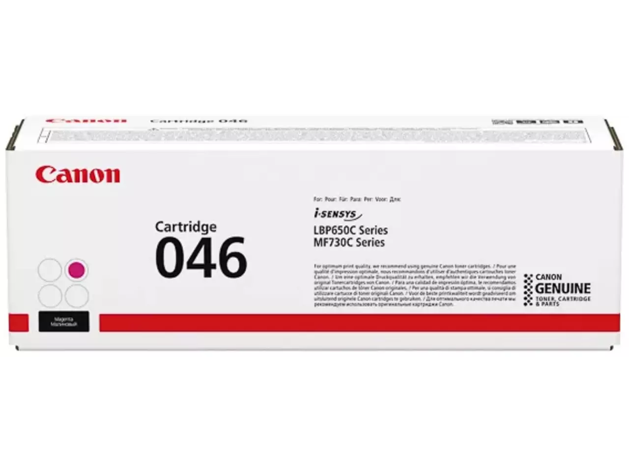 120008440210.webp 1248C002 CANON 046M LBP Cartridge magenta ST 2300pagina's - Afbeelding 1