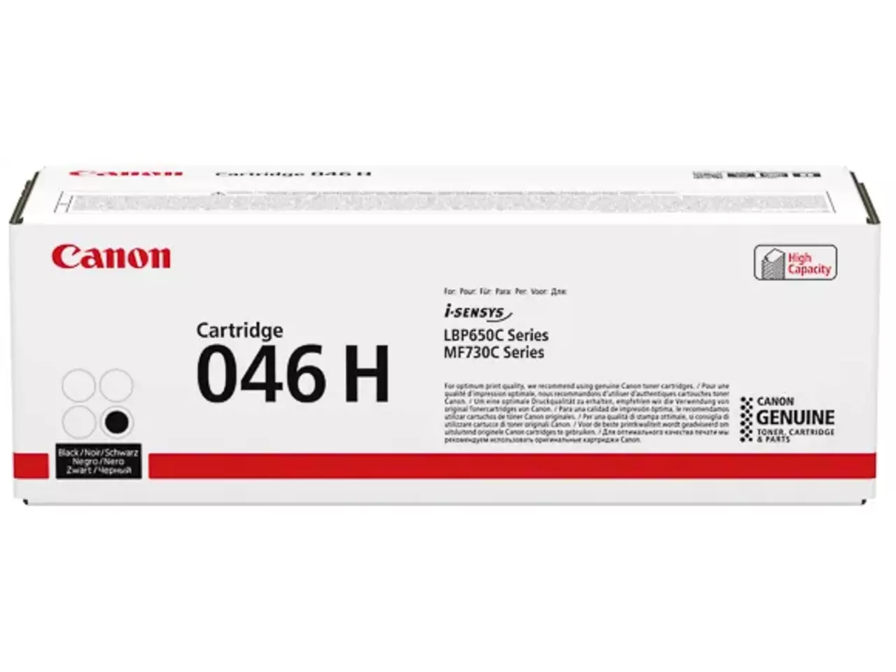 120008440215.webp 1254C002 CANON 046HBK LBP Cartridge zwart HC 6300pagina's - Afbeelding 1