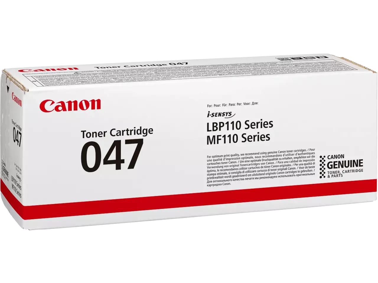 120008440222.webp 2164C002 CANON 047BK LBP Toner zwart 1600pagina's 650gr - Afbeelding 1
