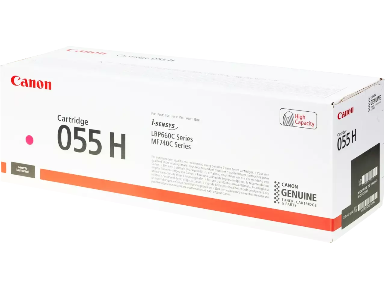 120008440231.webp 3018C002 CANON 055HM LBP Cartridge magenta HC 5900pagina's - Afbeelding 1