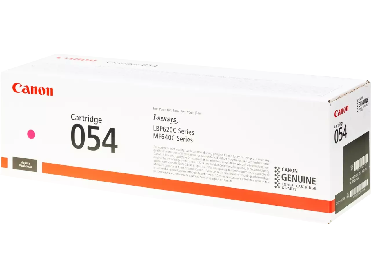 120008440235.webp 3022C002 CANON 054M LBP Cartridge magenta ST 1200pagina's - Afbeelding 1