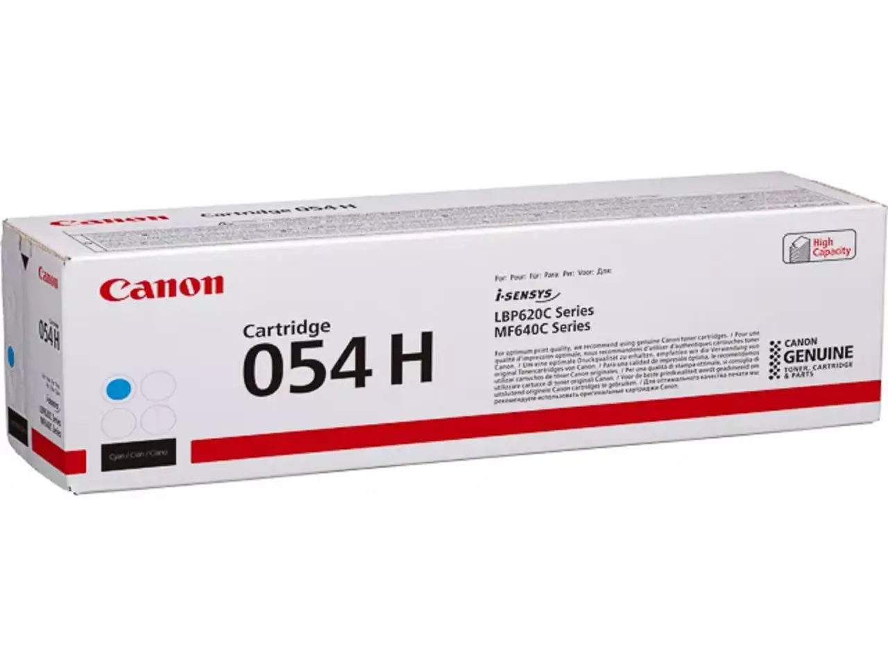 120008440238.webp 3027C002 CANON 054HC LBP Cartridge cyaan HC 2300pagina's - Afbeelding 1