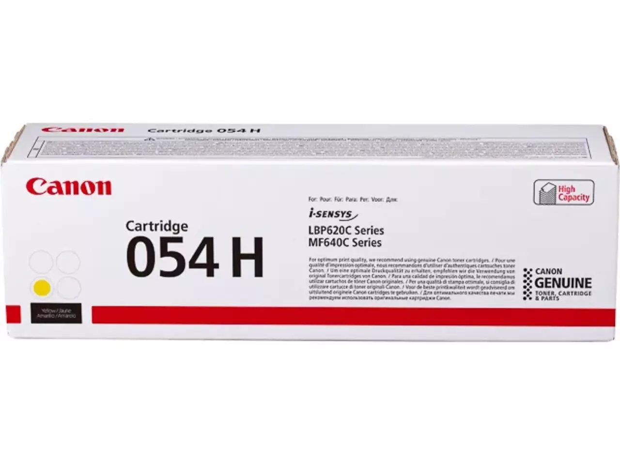 120008440240.webp 3025C002 CANON 054HY LBP Cartridge geel HC 2300pagina's - Afbeelding 1
