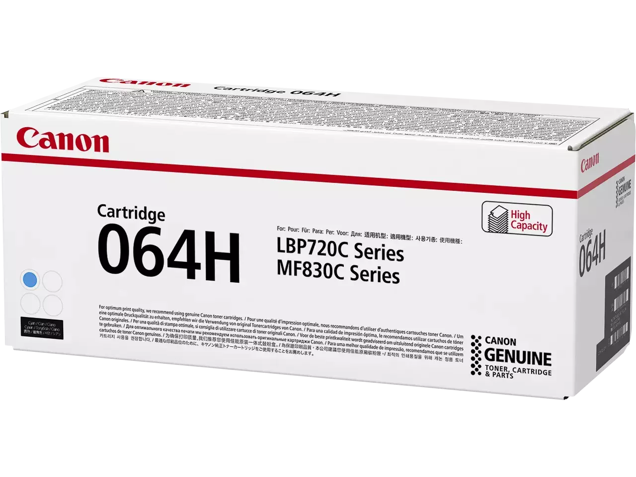 120008440260.webp 4936C001 CANON 064HC MF Cartridge cyaan HC 10.400pagina's - Afbeelding 1