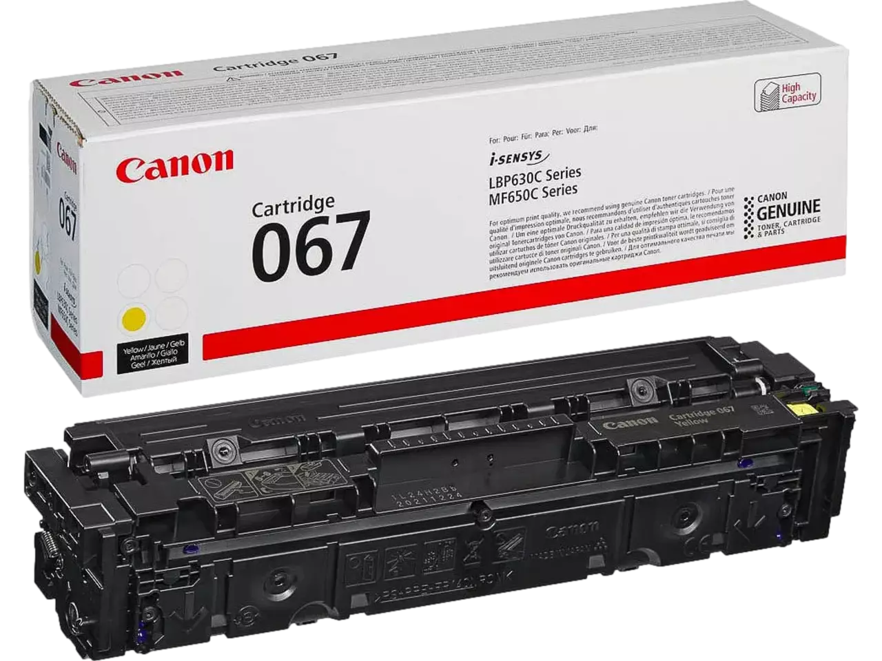 120008440318.webp 5099C002 CANON 067Y LBP Cartridge geel ST 1250pagina's - Afbeelding 1