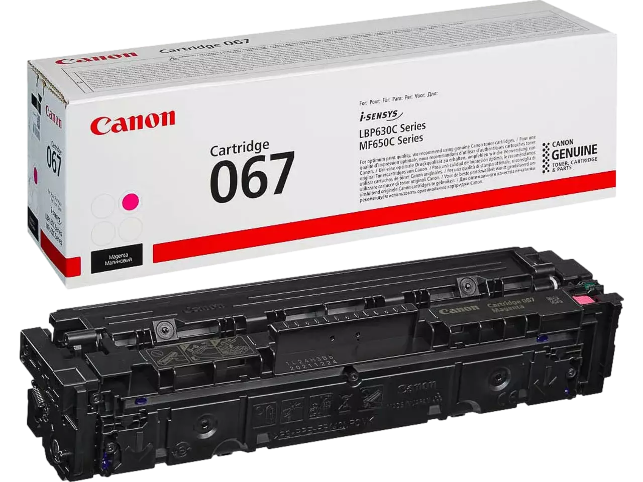 120008440319.webp 5100C002 CANON 067M LBP Cartridge magenta ST 1250pagina's - Afbeelding 1