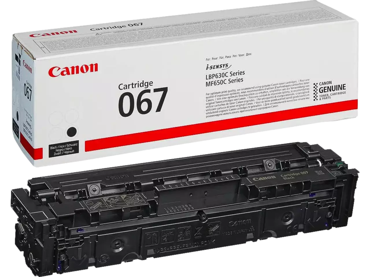 120008440321.webp 5102C002 CANON 067BK LBP Cartridge zwart ST 1350pagina's - Afbeelding 1