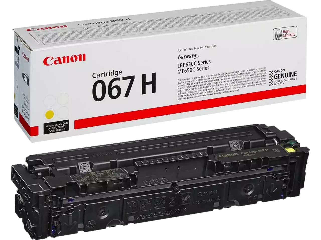 120008440322.webp 5103C002 CANON 067HY LBP Cartridge geel HC 2350pagina's - Afbeelding 1