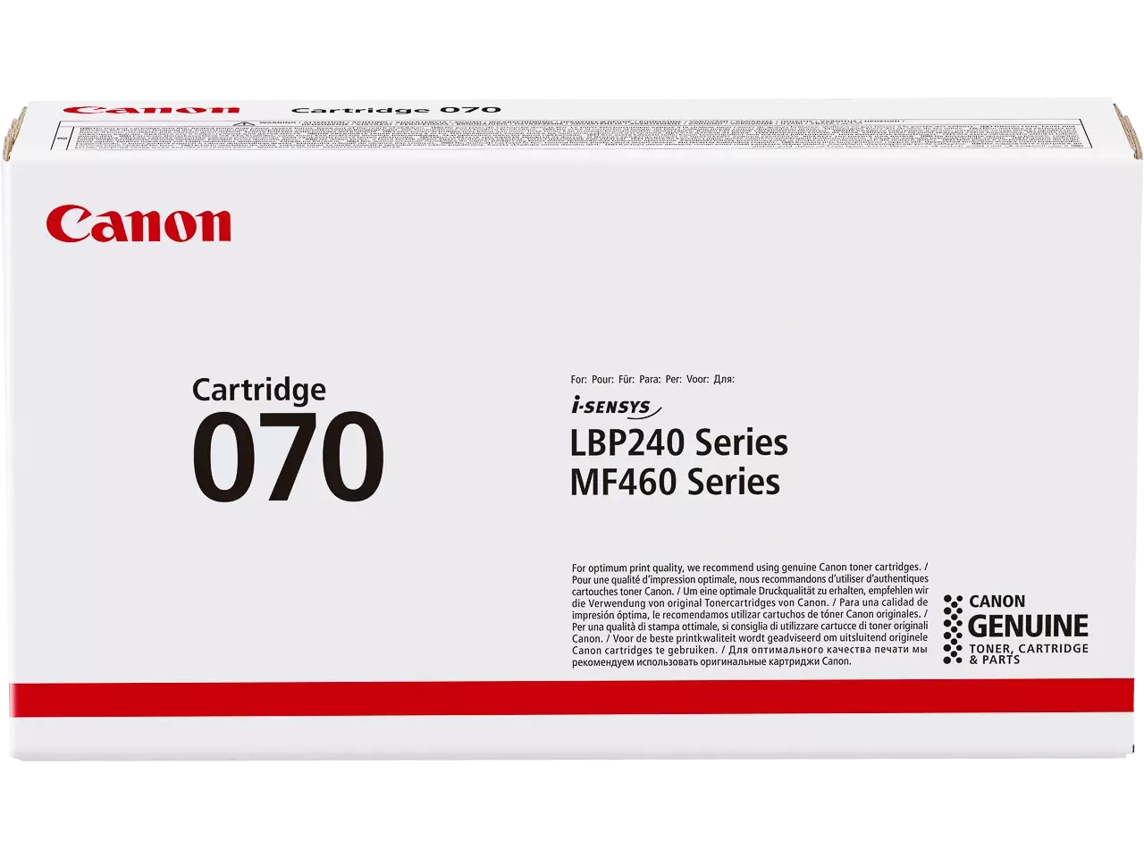 120008440337.webp 5639C002 CANON 070 LBP/MF Cartridge zwart ST 3000pagina's - Afbeelding 1