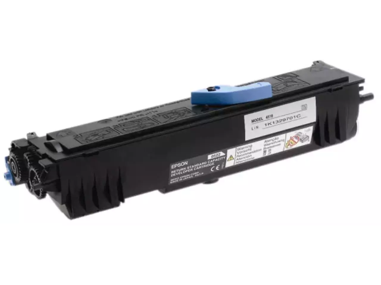 120015440147.webp C13S050522 EPSON AL Cartridge zwart ST return 1800pagina's - Afbeelding 1