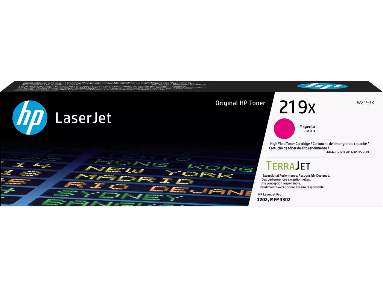 HP 219X originele high-capacity magenta LaserJet-tonercartridge W2193X De HP 219X originele high-capacity magenta LaserJet-tonercartridge levert scherpe, levendige afdrukken en gaat tot 2500 pagina’s mee. Deze magenta toner