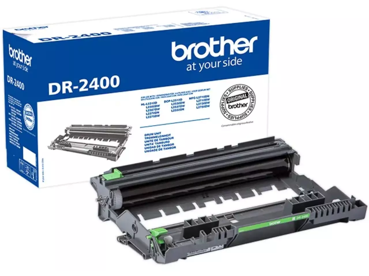 121005440068.webp DR2400 BROTHER HL OPC zwart 12.000 pagina's - Afbeelding 1