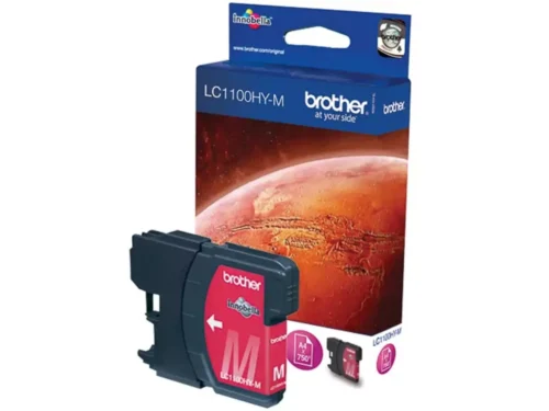 Brother LC1100HYM. Type kleureninkt: Inkt op pigmentbasis, Inkjet Cartridge Type: Hoog (XL) rendement, Type aanbod: Enkele verpakking, Paginaopbrengst gekleurde inkt: